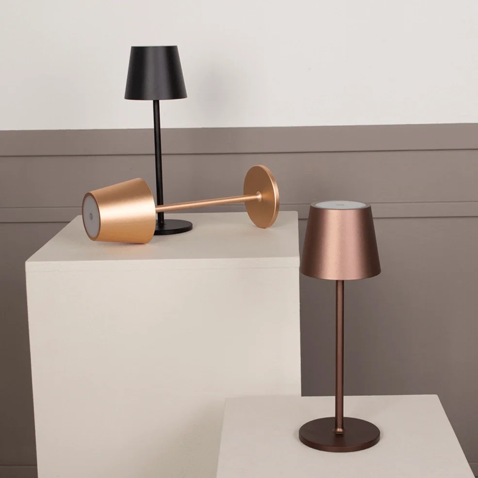 LED Bordlampe Klio, Mocca