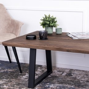Caf�-/bar-/sofabord i massiv eg - 120 x 80 cm - valgfri farve (Asta)