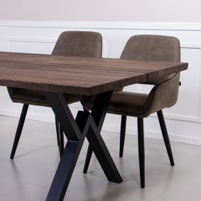 Caf�-/bar-/sofabord i massiv eg - 140 x 80 cm - valgfri farve (Asta)