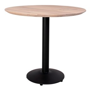 Rundt caf�-/bar-/sofabord i massiv eg - �80 cm - valgfri farve (Boston)