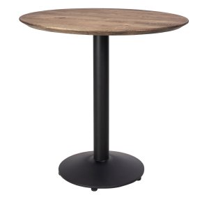 Rundt caf�-/bar-/sofabord i massiv eg - �80 cm - valgfri farve (Boston)