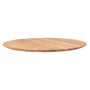 Boston �128 x 3  cm rund caf�-/bar-/sofabord plade i massiv eg -  - 8 valgfrie olie farver 