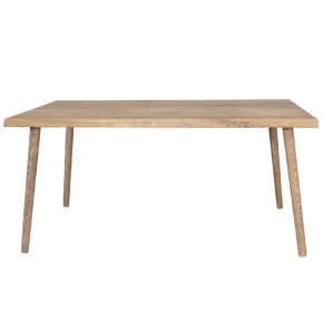 Caf�-/bar-/sofabord i massiv eg - 130 x 72 cm - valgfri farve (Curve)