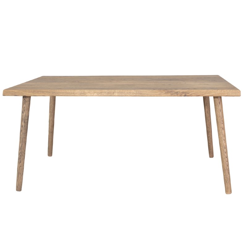 Caf�-/bar-/sofabord i massiv eg - 130 x 72 cm - valgfri farve (Curve)