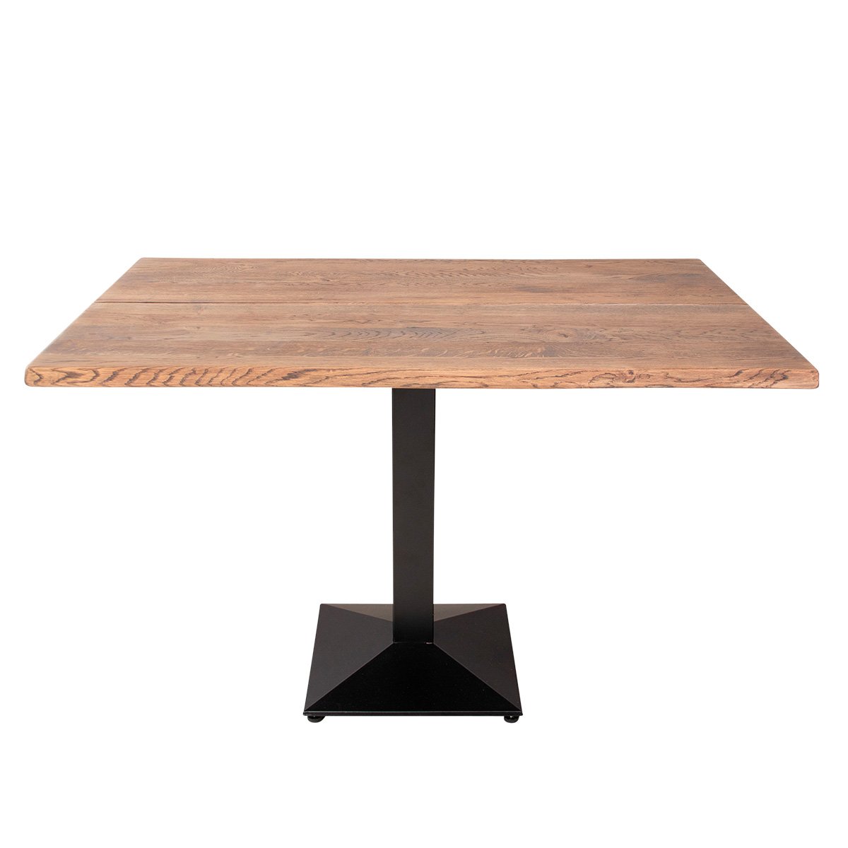 Caf�-/bar-/sofabord i massiv eg - 110 x 72 cm - valgfri farve (Curve)