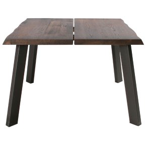 Caf�-/bar-/sofabord i massiv eg - 80 x 80 cm - valgfri farve (Curve)