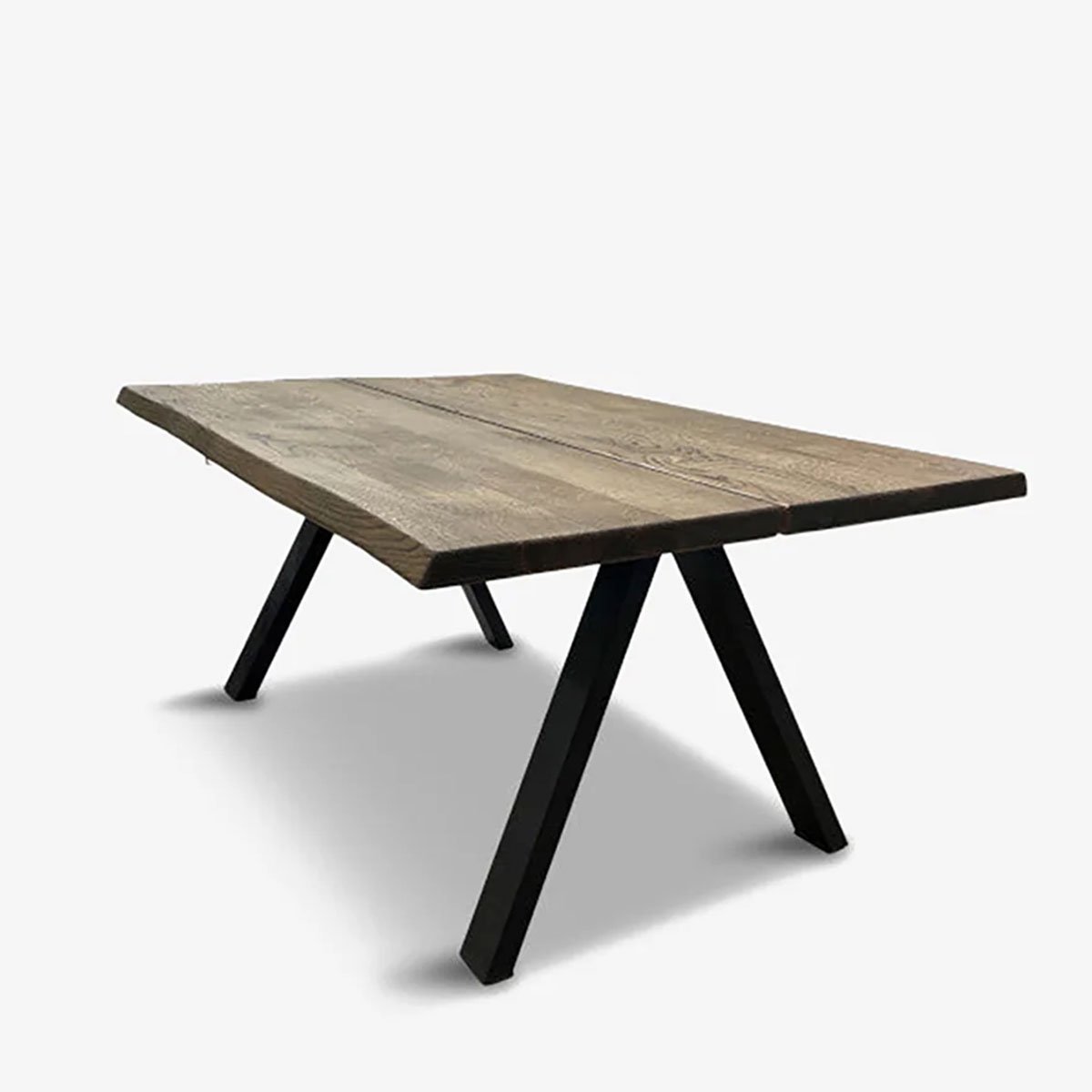 Hugin 120 x 80 x 4 cm bordplade i massiv eg - 8 valgfri olie farve - FSC-certificeret eg