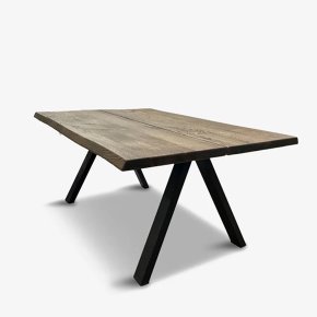 Hugin 120 x 80 x 4 cm bordplade i massiv eg - 8 valgfri olie farve - FSC-certificeret eg