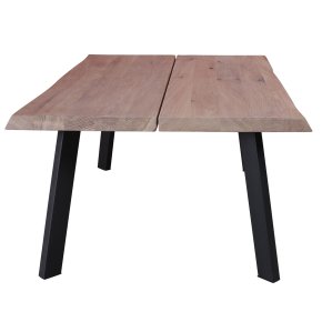 Caf�-/bar-/sofabord i massiv eg - 80 x 80 cm - valgfri farve (Hugin)