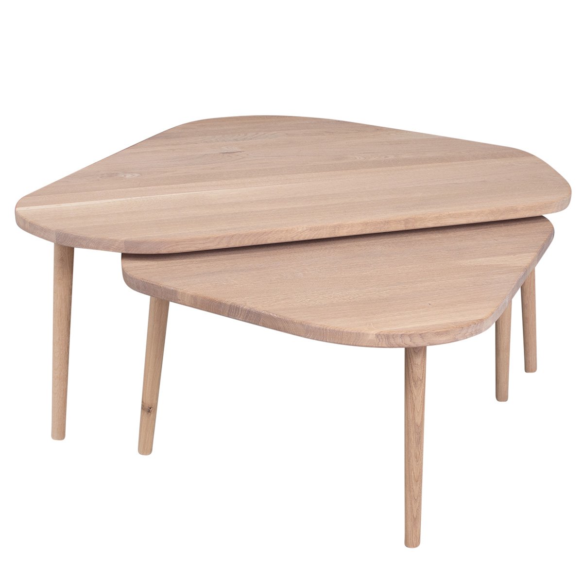 Sofabord i massiv eg - 120 x 80 cm - valgfri farve (Organic)