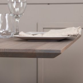 Caf�-/bar-/sofabord i massiv eg - 80 x 80 cm - valgfri farve (Vidar)