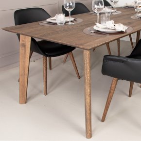 Caf�-/bar-/sofabord i massiv eg - 130 x 72 cm - valgfri farve (Vidar)