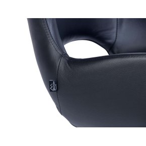 Spisebordsstol Sort L�der (Model: Luna)