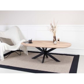 Sofabord i massiv eg - 140 x 80 cm - valgfri farve (Orlando)