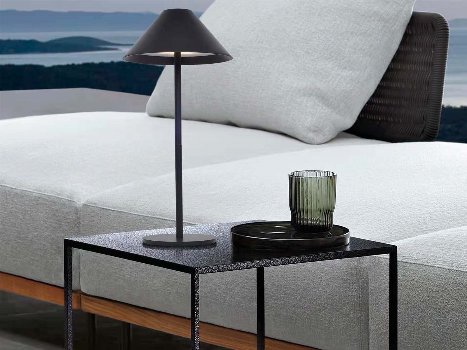 LED Bordlampe Era, Sort