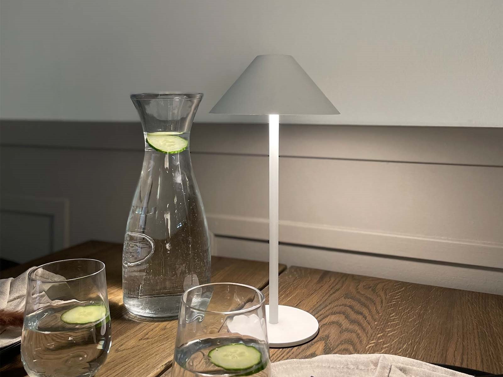 LED Bordlampe Era, Hvid