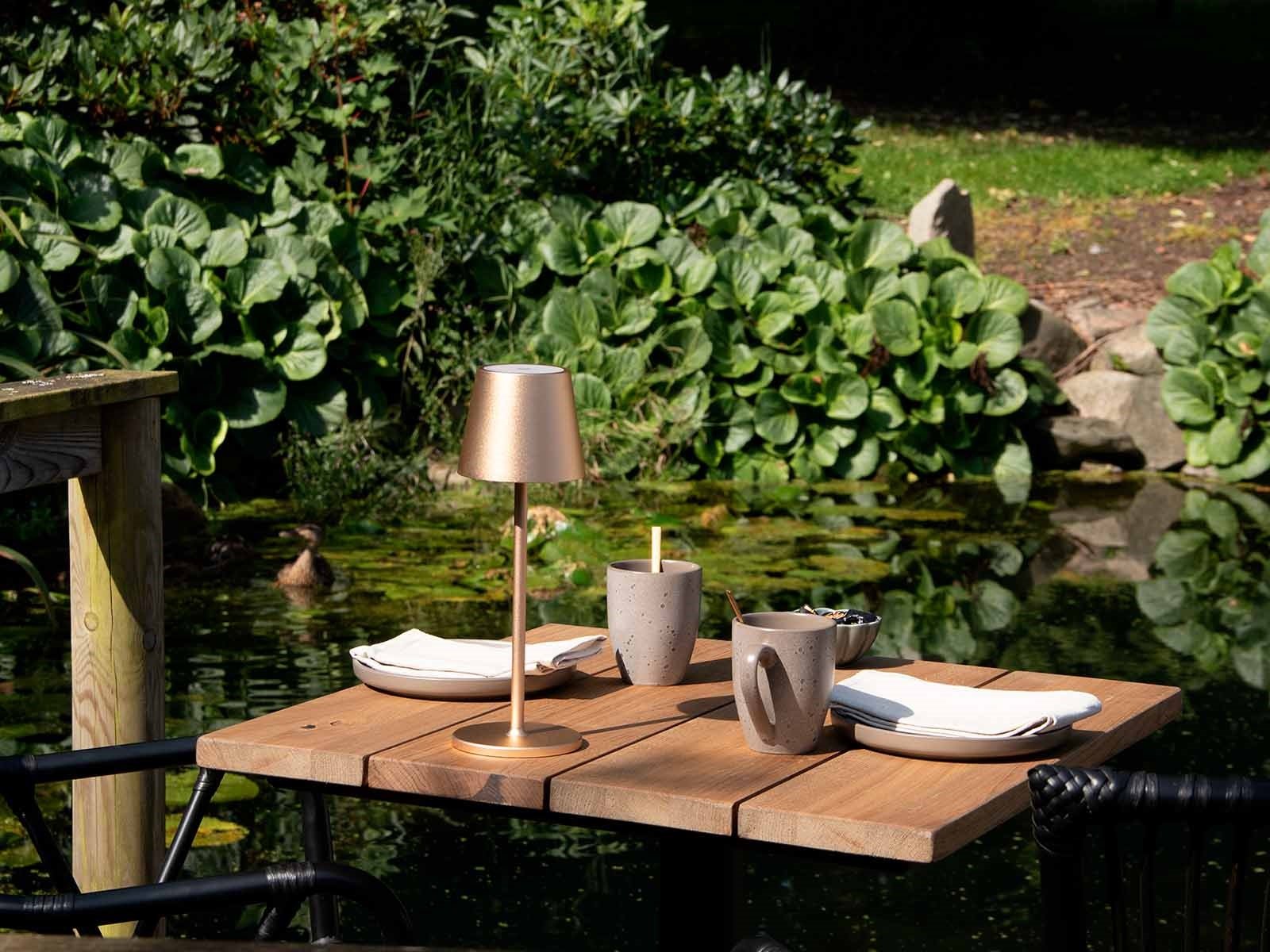 LED Bordlampe Klio, Guld