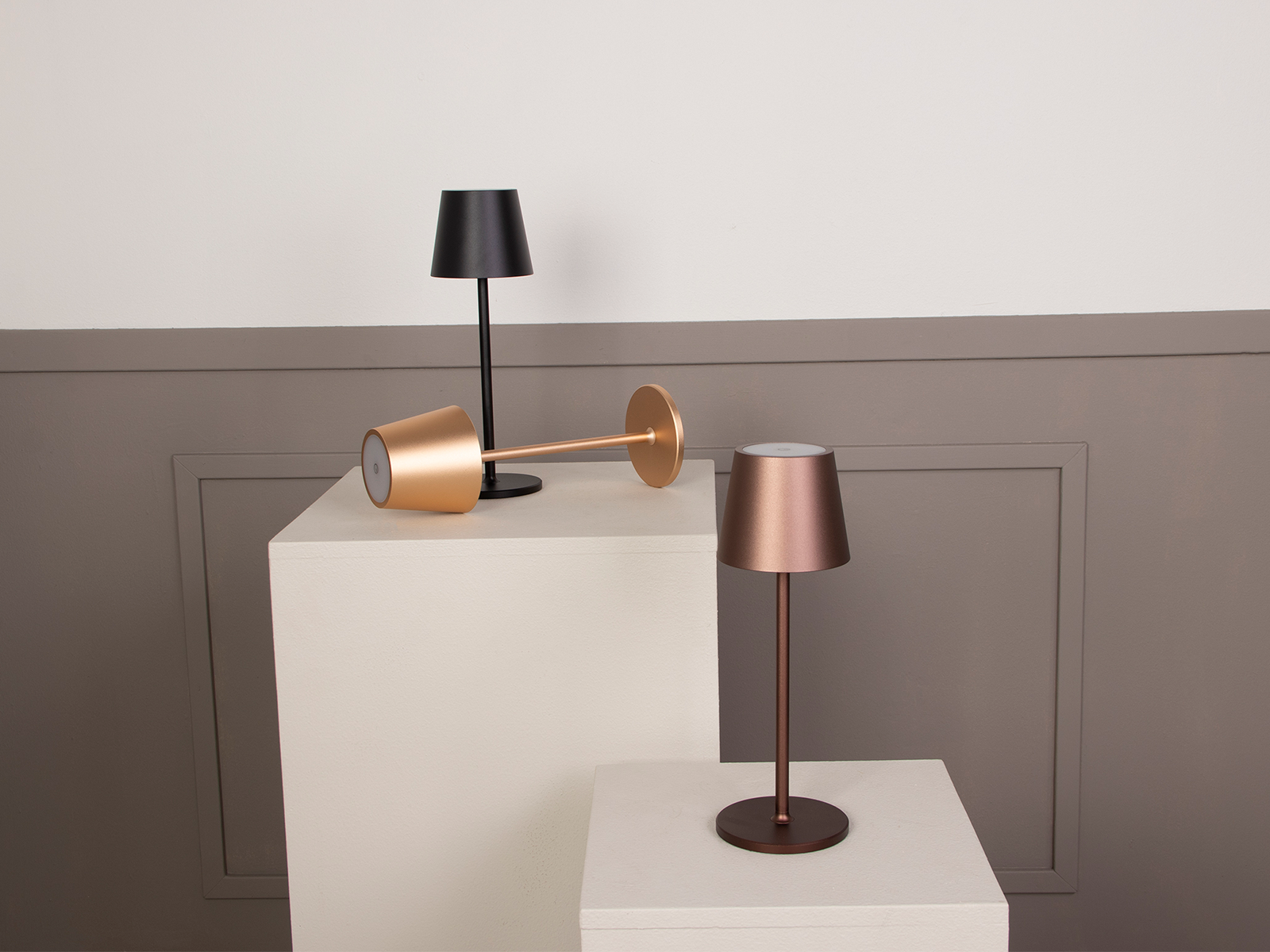 LED Bordlampe Klio, Sort