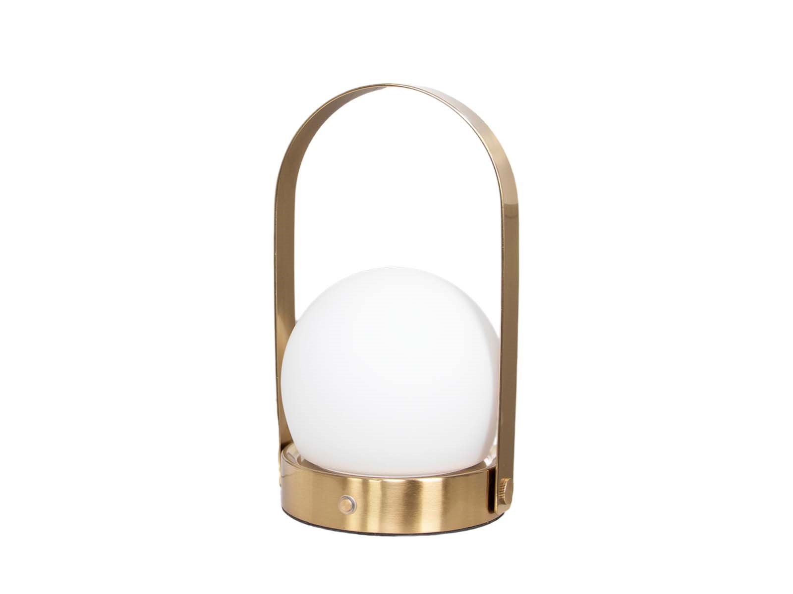 LED Bordlampe Dione, Guld