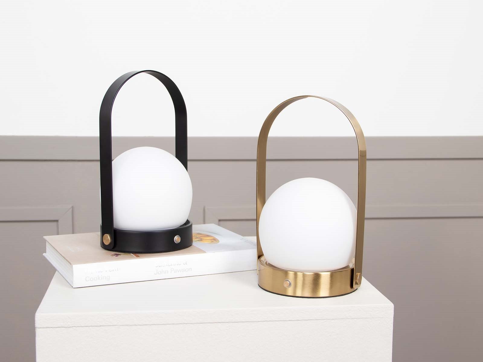 LED Bordlampe Dione, Sort