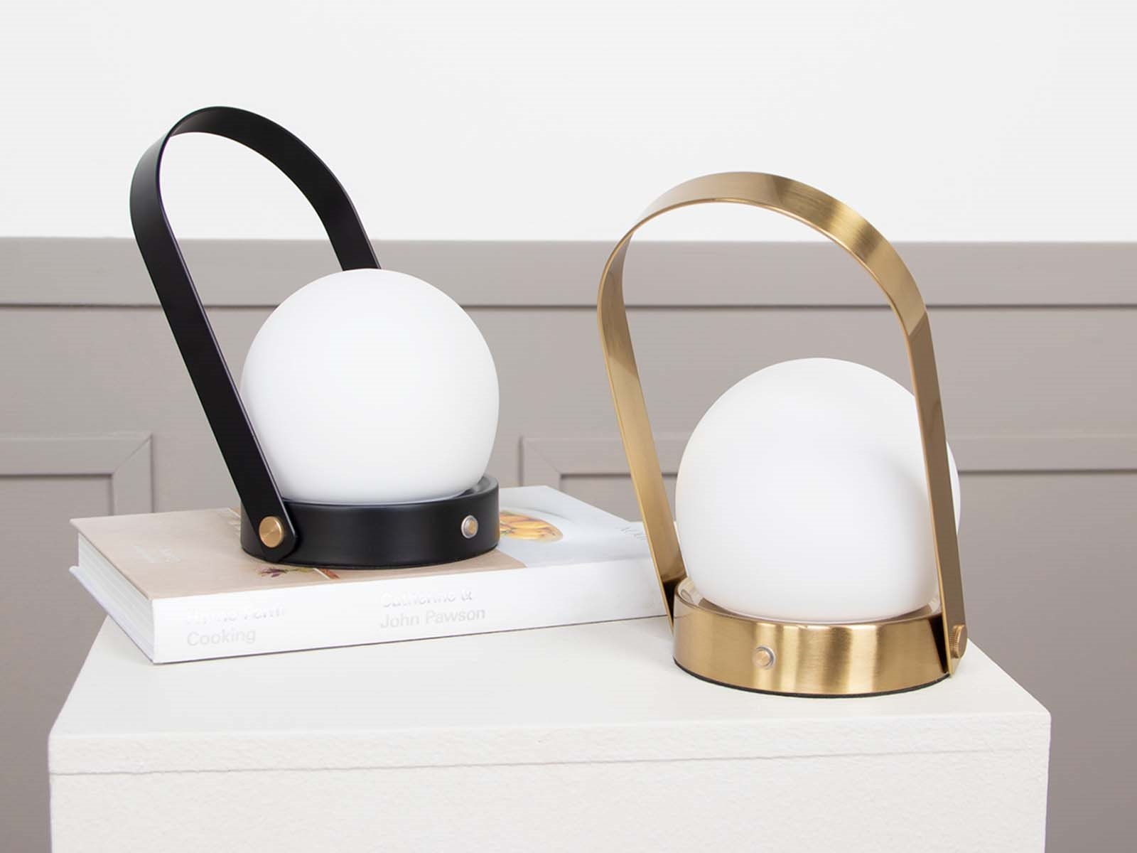 LED Bordlampe Dione, Sort