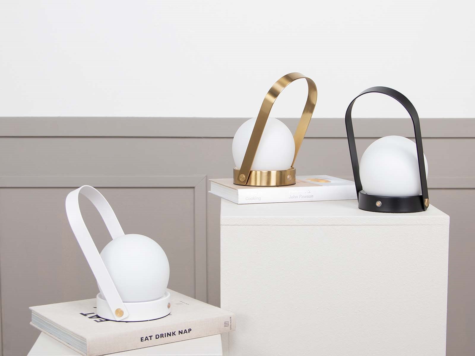 LED Bordlampe Dione, Sort