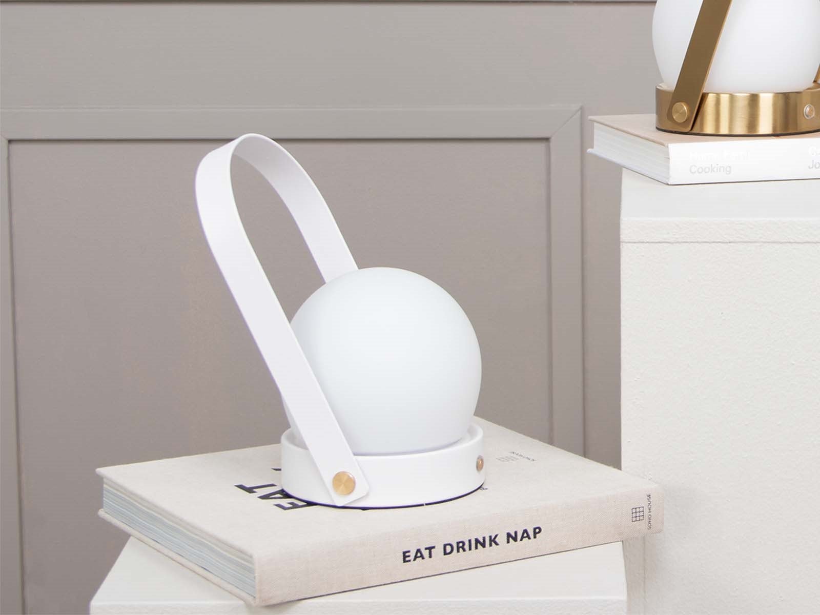 LED Bordlampe Dione, Hvid