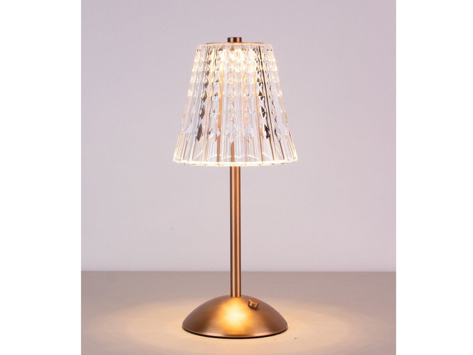 LED Bordlampe Silva, Messing
