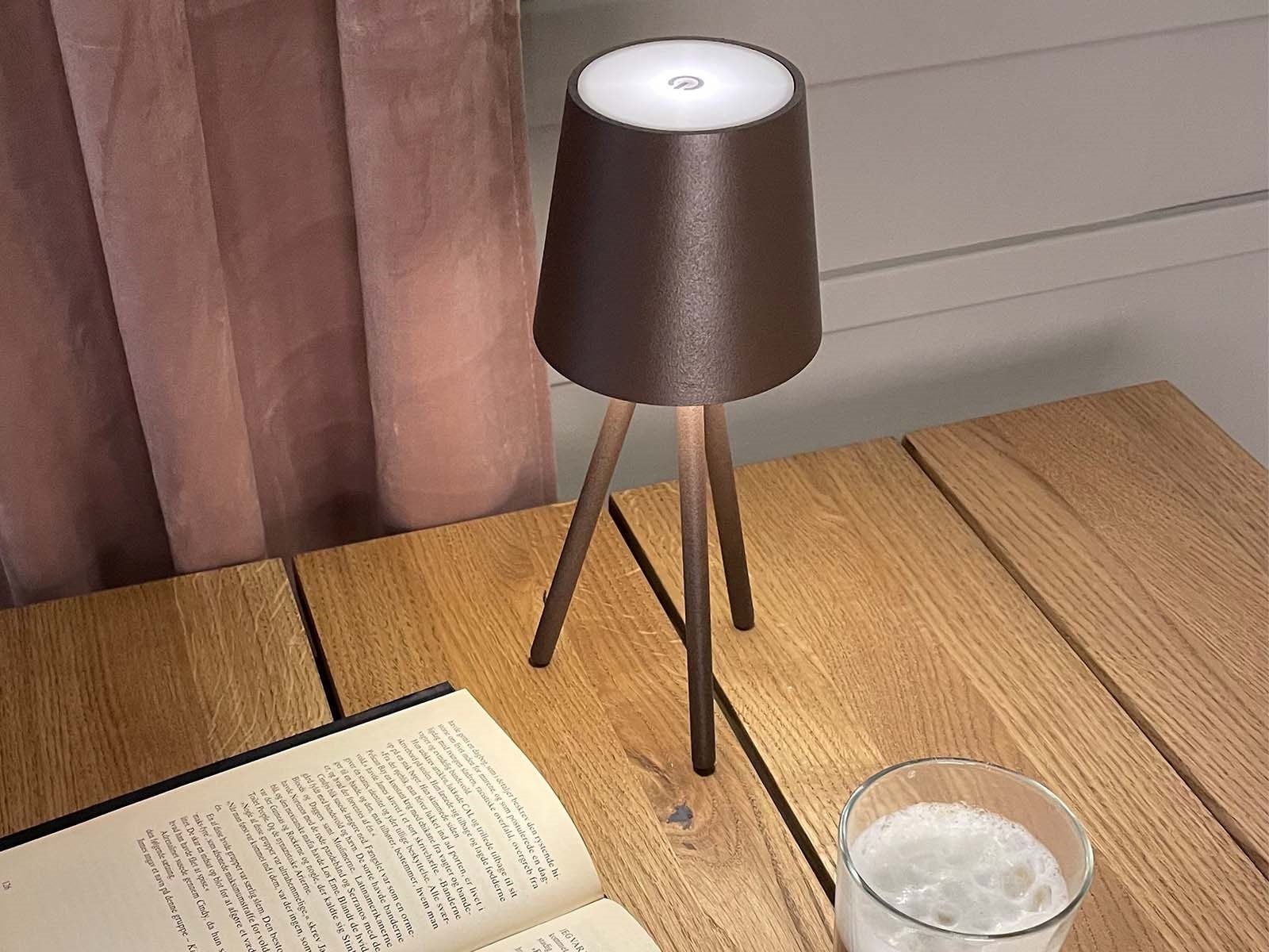 LED Bordlampe Zoe, Rust