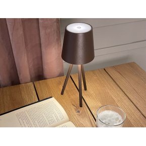 LED Bordlampe Zoe, Rust