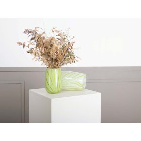 Vase - Zinnia, lime (Restparti)