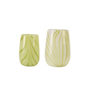 Vase - Zinnia, lime (Restparti)