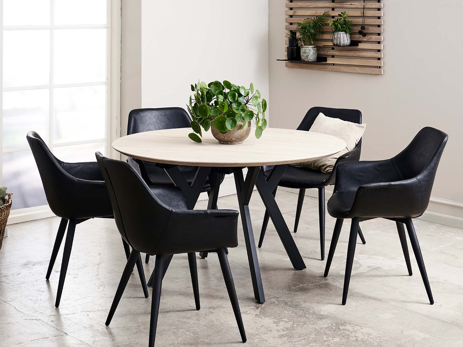 Spisebordsstol Sort (Model: Signe)