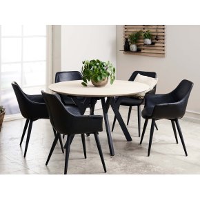 Spisebordsstol Sort (Model: Signe)