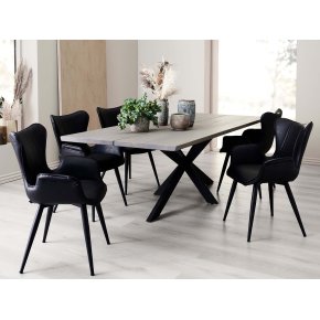 Spisebordsstol Sort (Model: Mist)