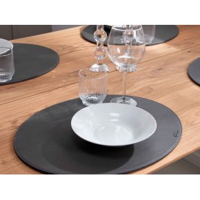 Oval d�kkeserviet - Sort PU - HARD