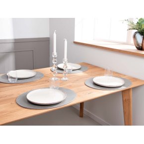 Oval d�kkeserviet - Gr� slange m�nster PU - HARD (Restparti)