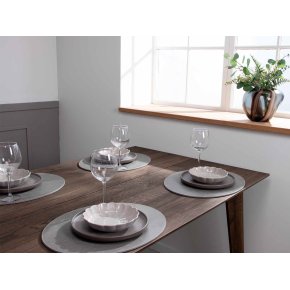 Oval d�kkeserviet - Gr� slange m�nster PU - HARD (Restparti)