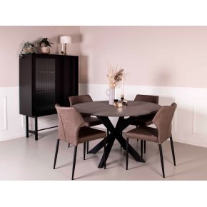 Spisebordsstol Brun (Model: Runa)