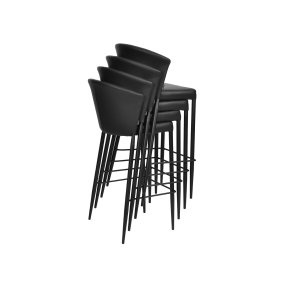 Barstol, sort (Model: Thor)