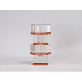 Vase - Flora, fersken (Restparti)