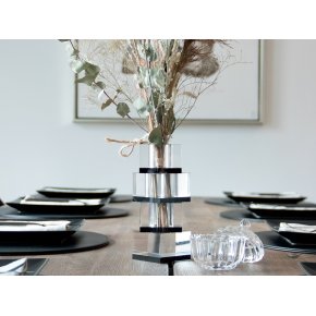 Vase - Flora, sort (Restparti)