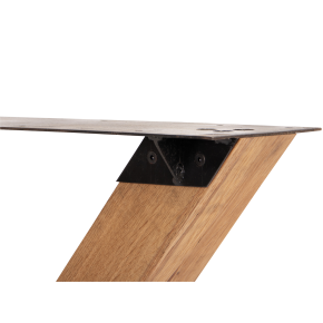 Spisebordstel (Model: X base eg, valgfri farve)