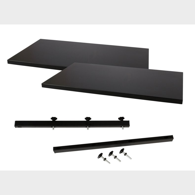 MDF till�gsplade 3x95x50cm s�t, sort