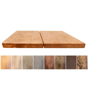 Caf�-/barbord i massiv eg - 140 x 80 cm - valgfri farve (Asta)