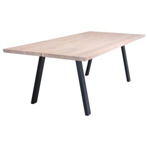 Plank table in solid oak - 240 x 103 cm - optional colour (Asta)