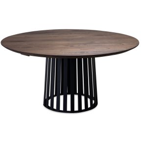 Rundt spisebord i massiv eg - �180 cm - valgfri farve (Chicago)