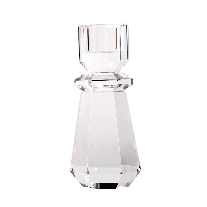 Klar krystal lysestage - Clematis (Restparti)