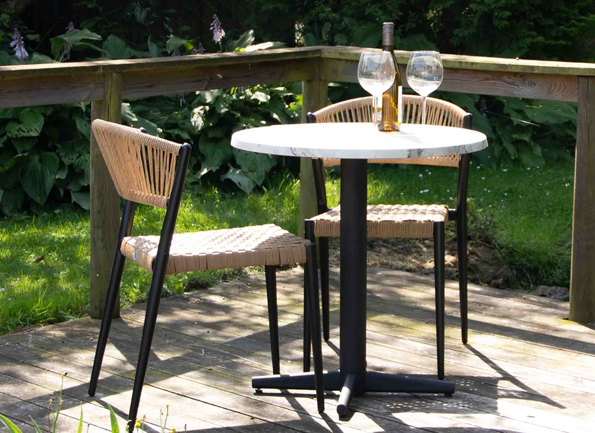 Caf�bordstel (Model: Denver caf� base)