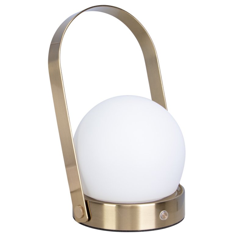 LED Bordlampe Dione, Guld